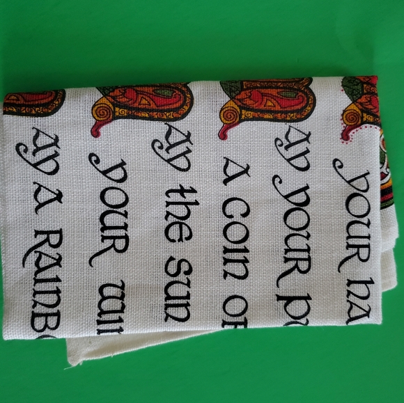 Irish Blessing Linen Towel - Picture 7 of 8